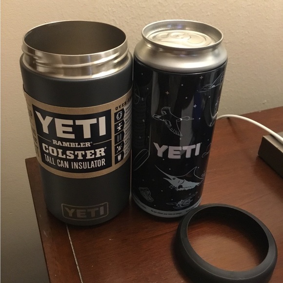 YETI Rambler 16 oz. Colster Tall Can Insulator for Tallboys & 16 oz. Charcoal - Picture 2 of 6
